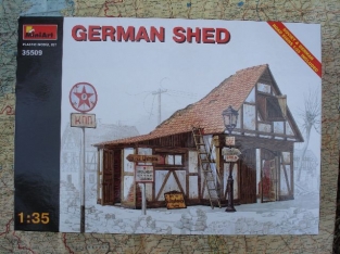Mini Art 35509 GERMAN SHED diorama WO2